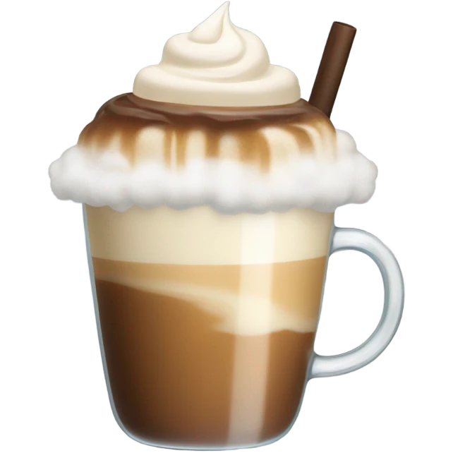 Iced latte emoji