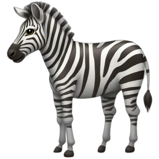 lazy zebra emoji