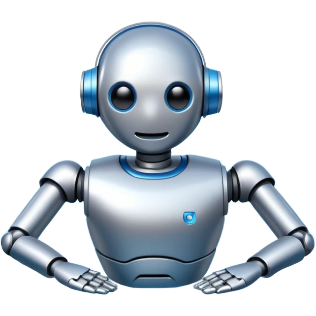 robot swim emoji