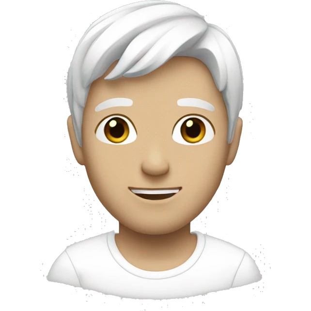 Aesthetic white  emoji