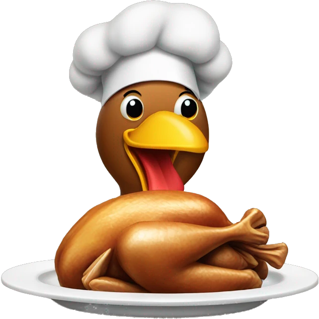 cooked turkey emoji
