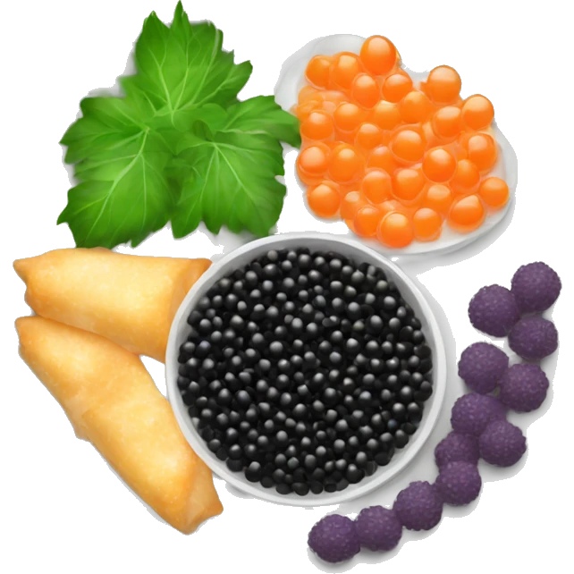 Caviar platter emoji