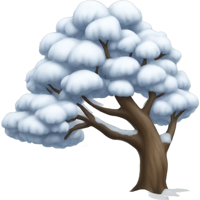 Winter tree emoji