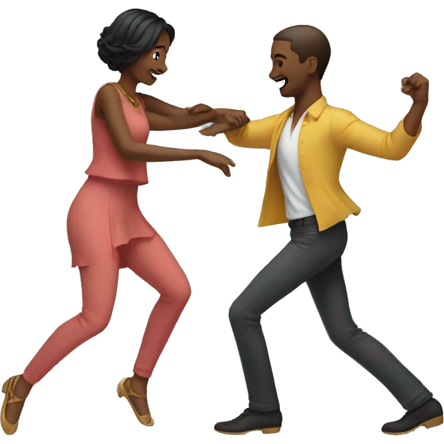 two couple dancing together emoji