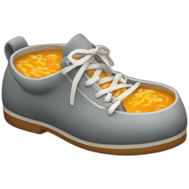 soup shoes emoji