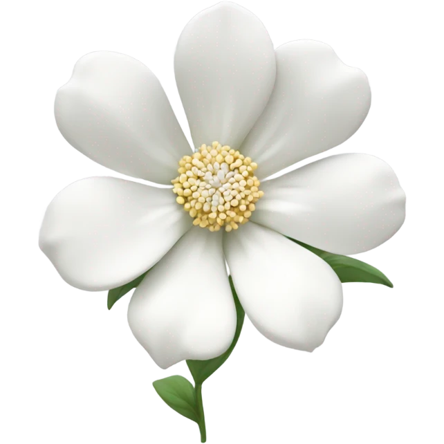 MWhite flower  emoji