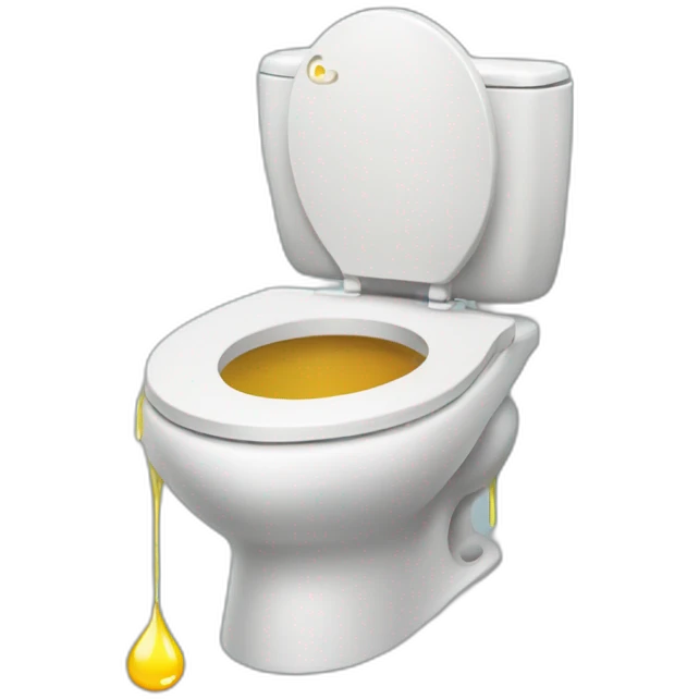 Drip toilet emoji