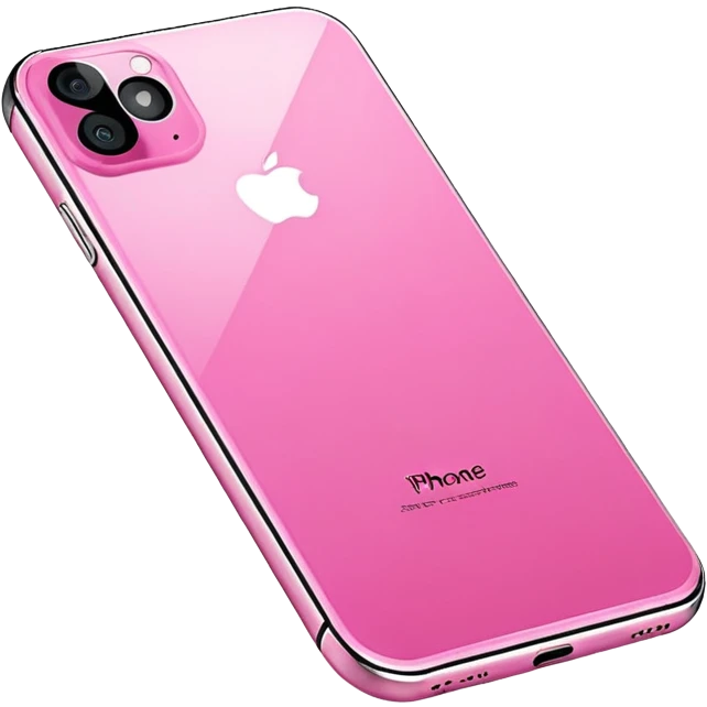 pink iphone 15 plus emoji