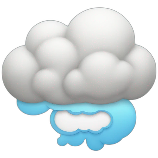 Thinking Cloud emoji