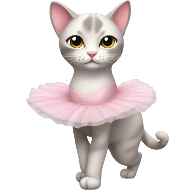 ballerina cat emoji