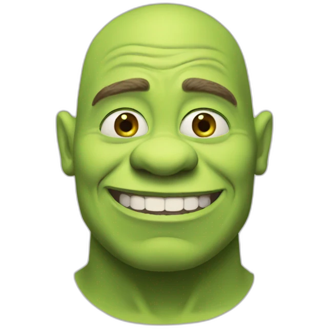 white-shrek emoji