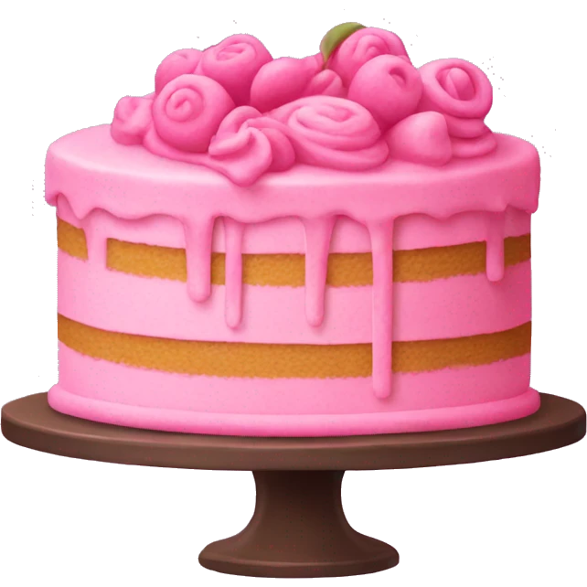 Pink cake emoji