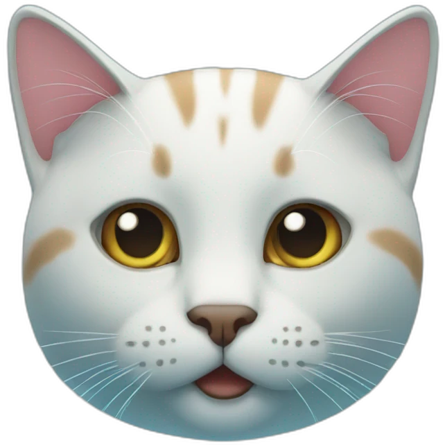 Cat swimming  emoji