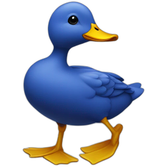 blueberry duck emoji