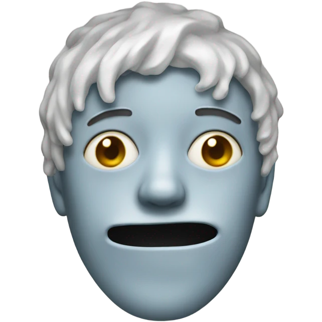 Face covered in glue emoji