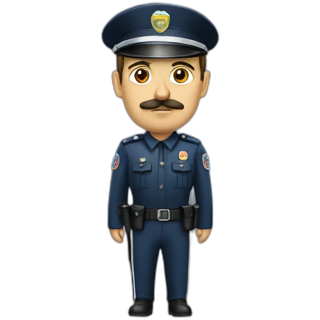 serbian policeman emoji