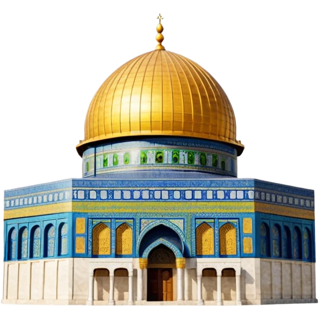 Dome of the rock, Palestine emoji
