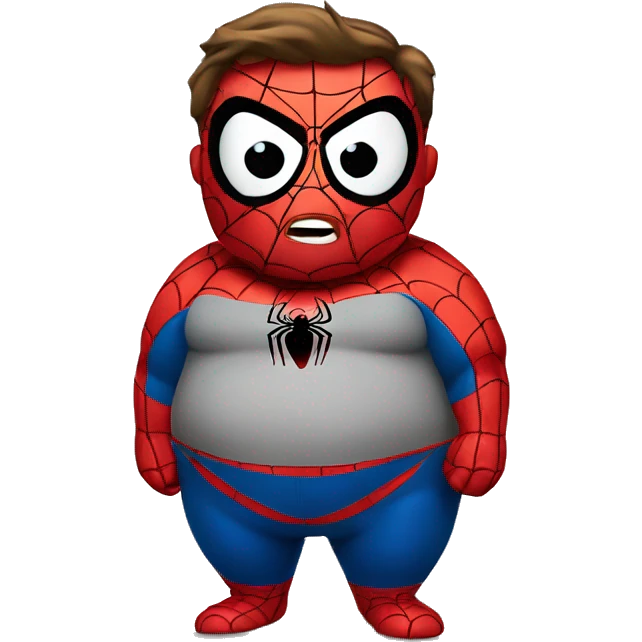 Fat fat fat spiderman emoji