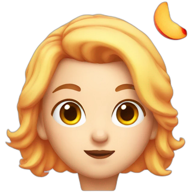 luna peach emoji