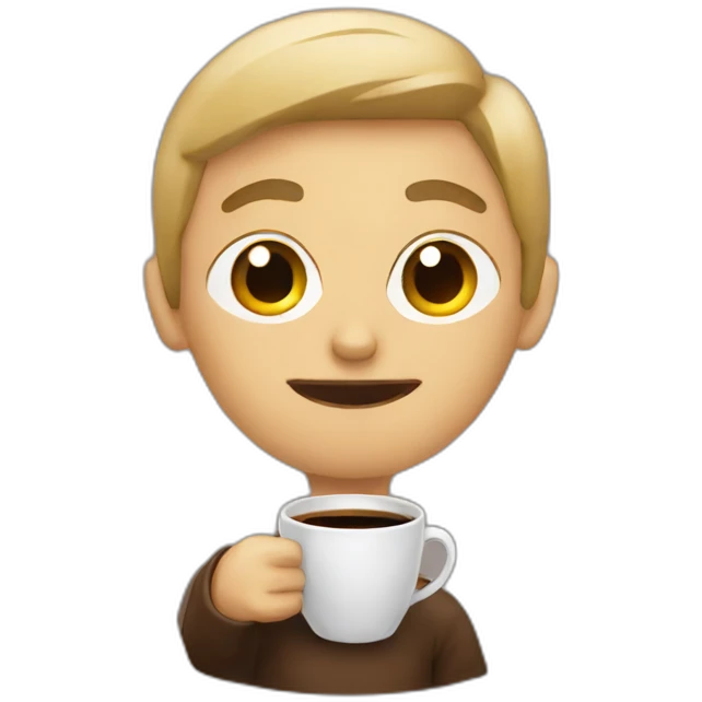 Coffee addict emoji