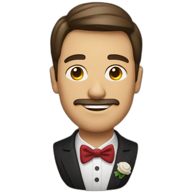 Homme avec doit d'honneur emoji