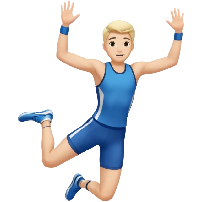 jumping with confidence emoji