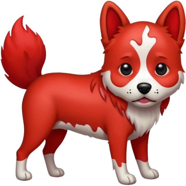 bleeding dog emoji