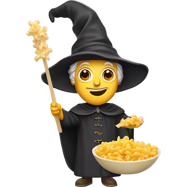 mac n cheese wizard emoji