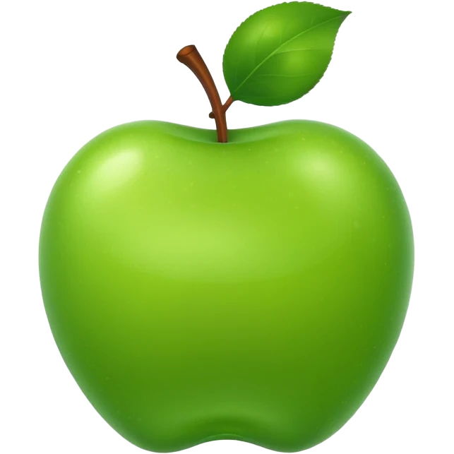 maça verde emoji