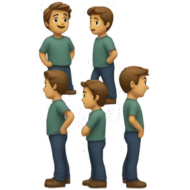 turning around emoji