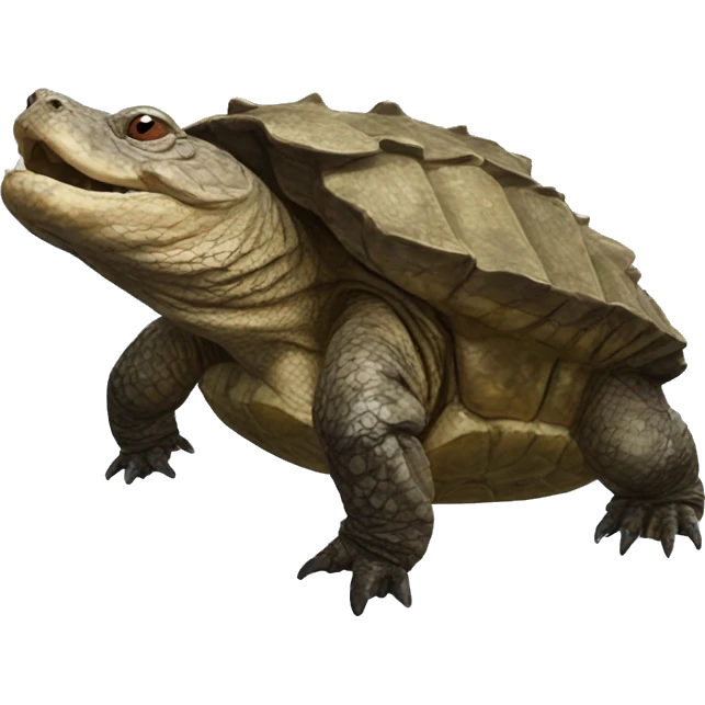 Alligator snapping turtle emoji