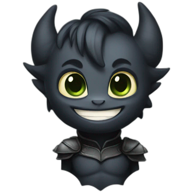 Toothless m emoji