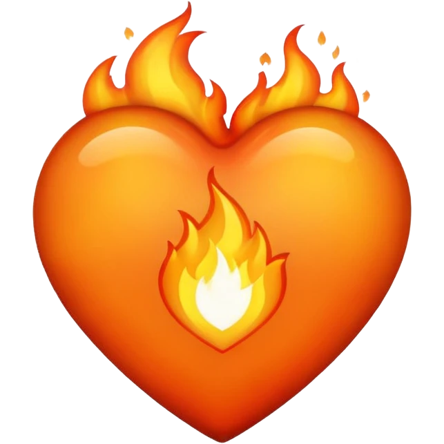 Fire heart  emoji