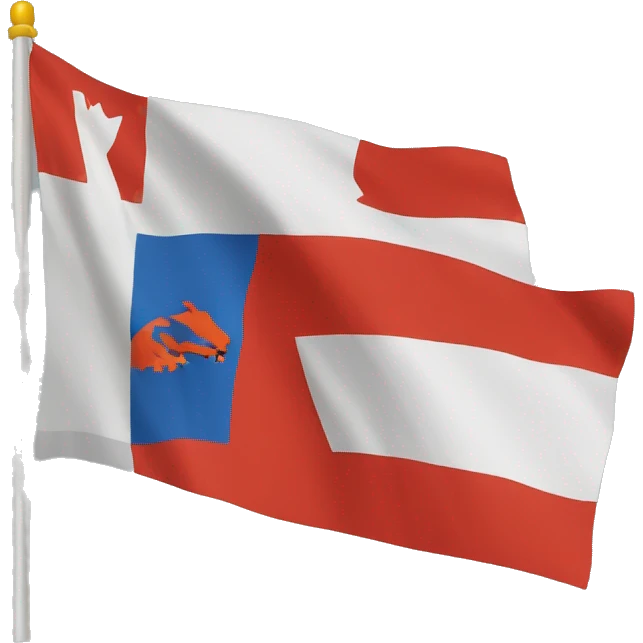 Gagauzia flag with wolf emoji