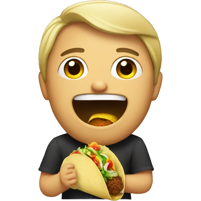 Me eating tacos  emoji