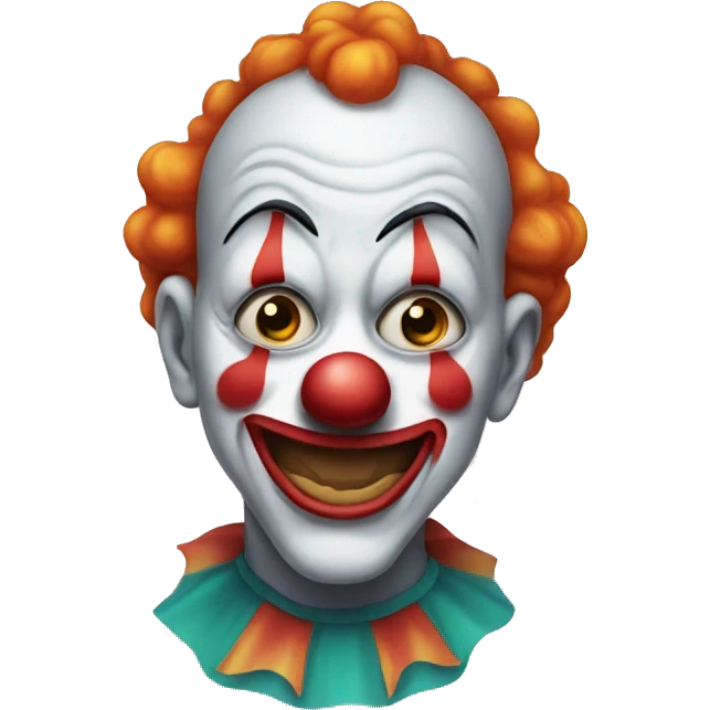 Crying clown emoji