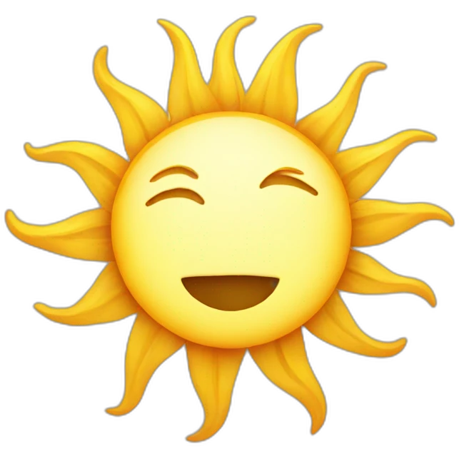 Sun emoji