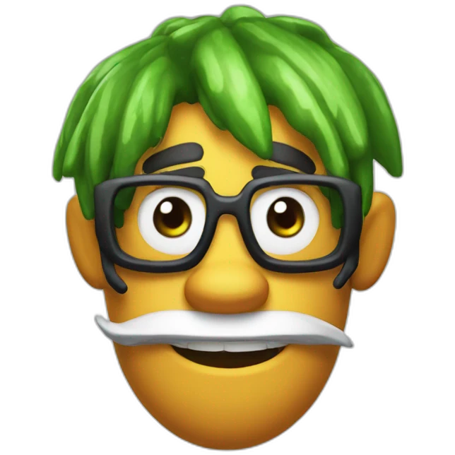 Splatoon with goofy look emoji