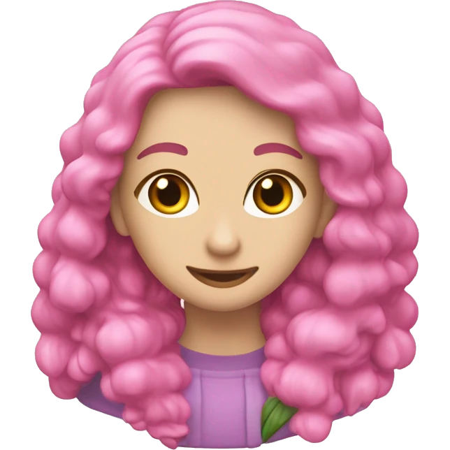 Белая собака с розовыми пятнами  emoji