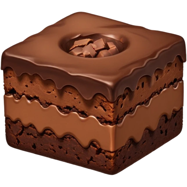 Brownie emoji