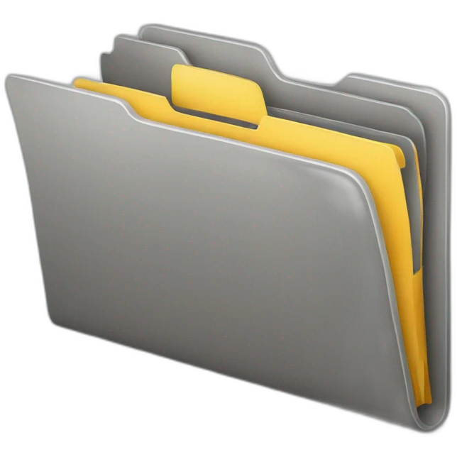 Folder with clothes emoji