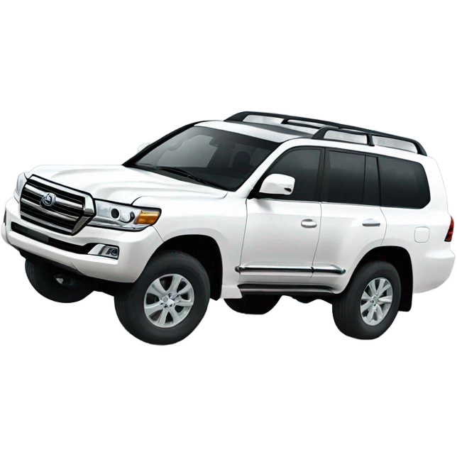 The new land cruiser 2025 white emoji