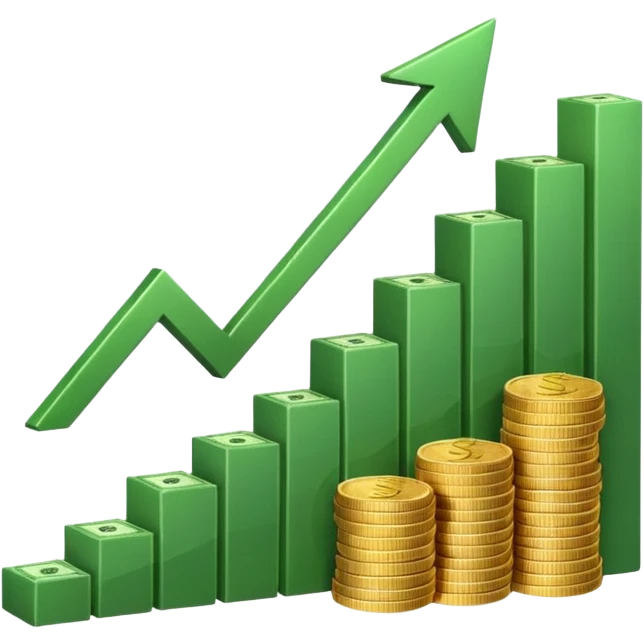 money graph emoji