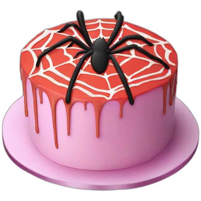 Gâteau spider man emoji