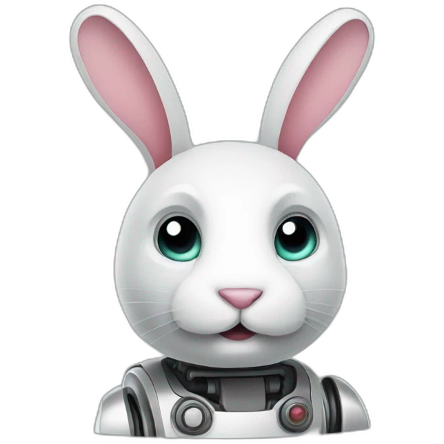 robotic rabbit emoji