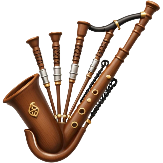 Scottish bagpipes emoji