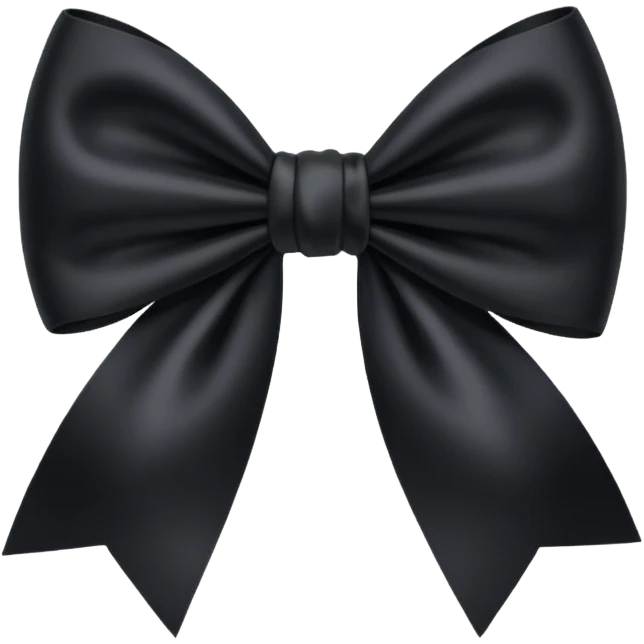 fiocco nero emoji