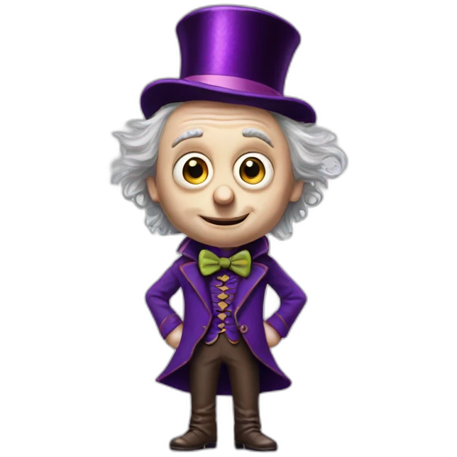 Willy wonka tim burton version emoji