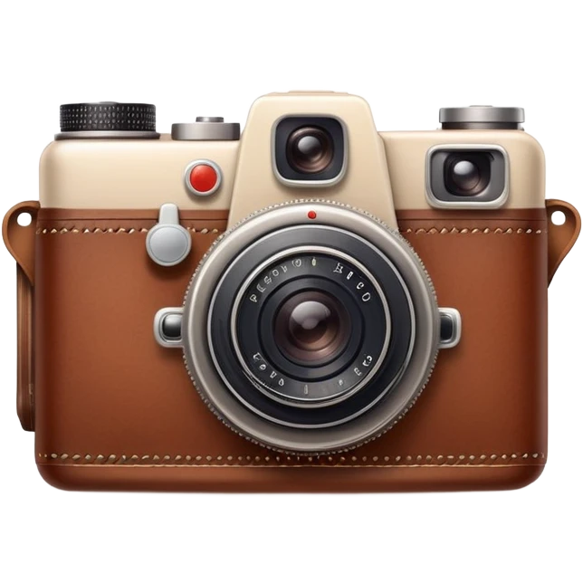 Brown instak camera emoji
