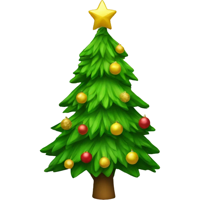 Christmas tree emoji